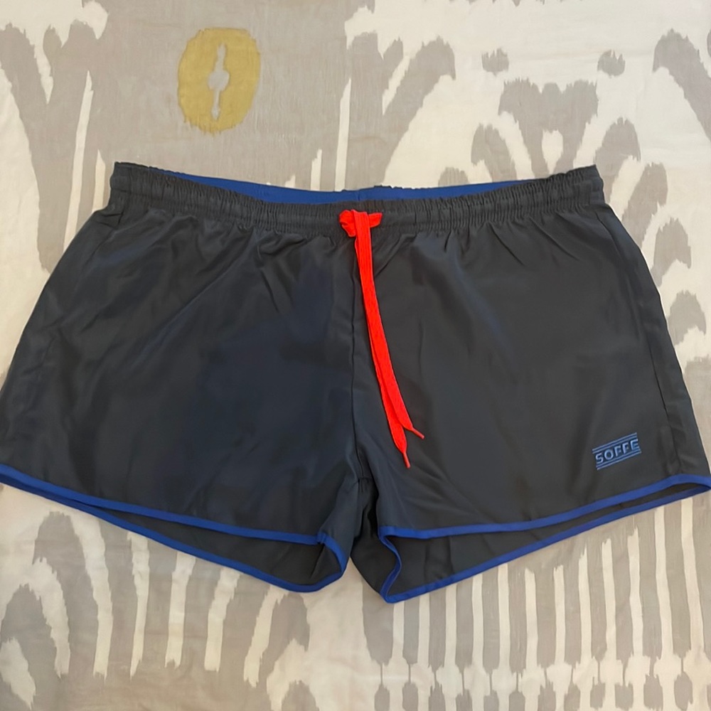 Soffe active shorts, size large